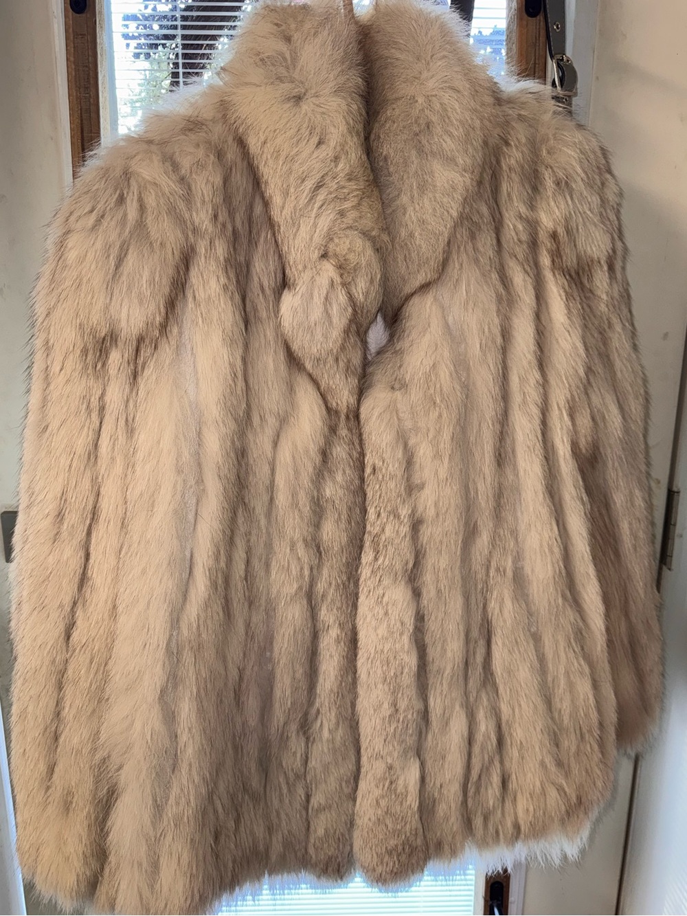 Plush Beige Teddy Jacket - Soft Faux Fur Women's Coat